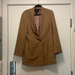 Tan suit jacket